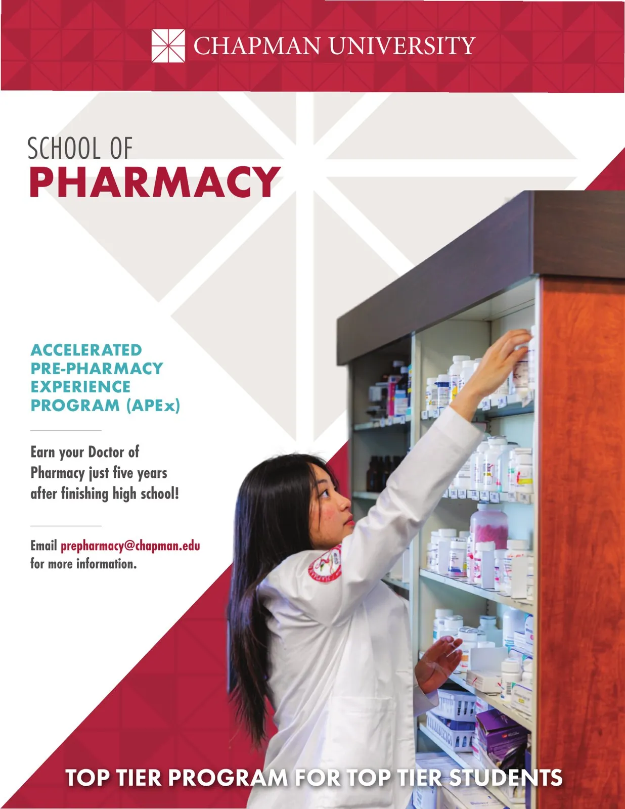 Chapman University School of Pharmacy ad