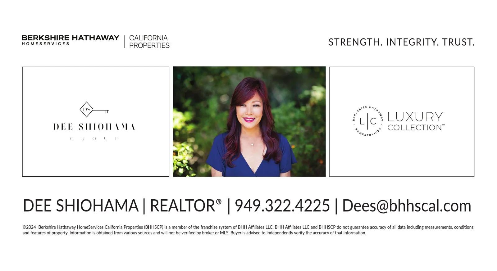 Dee Shiohama Group, Berkshire Hathaway HomeServices ad
