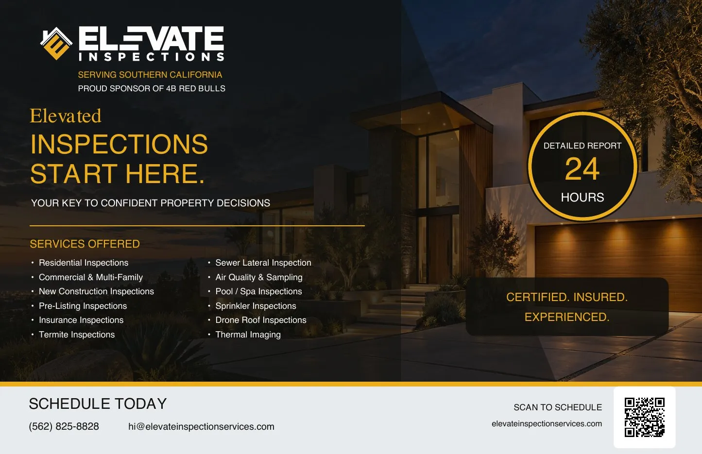 Elevate Inspections ad
