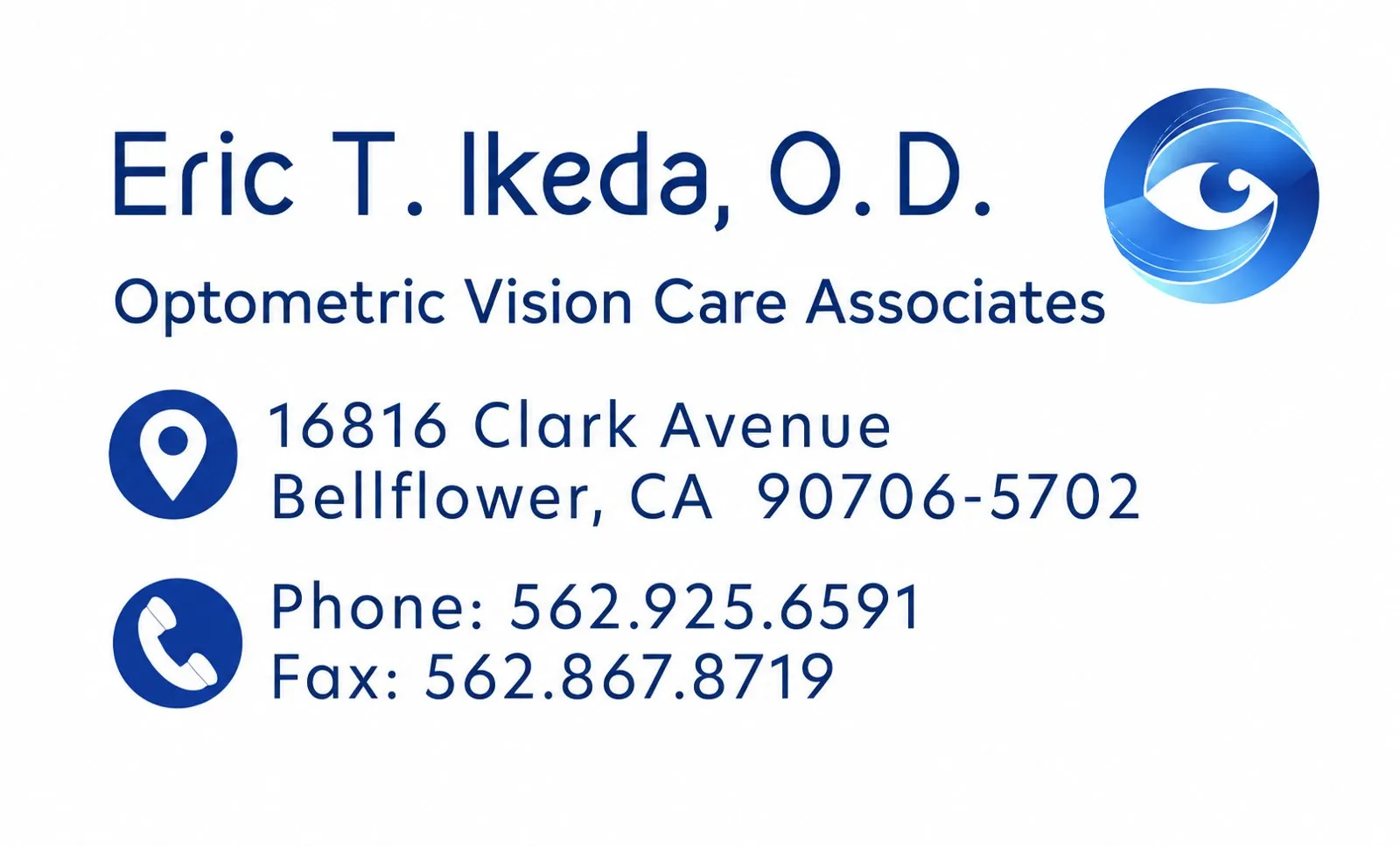 Optometric Vision Care Associates ad