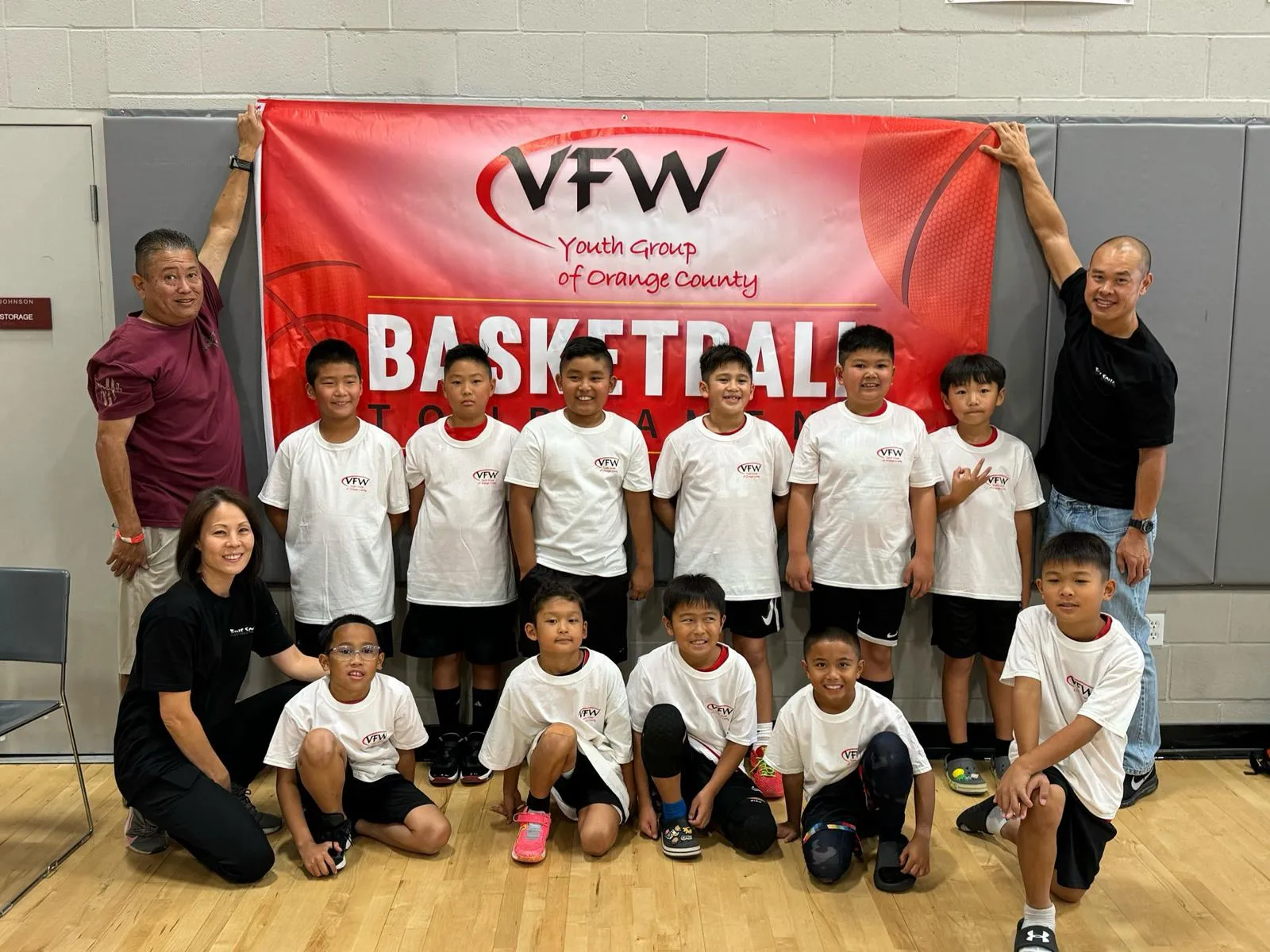 Tournament teams and volunteers